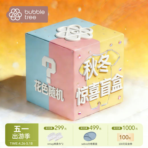 【云优选】BUBBLE TREE25年婴童服饰盲盒男宝女宝连体衣盲盒（非质量问题不退不换，介意慎拍！） 商品图0