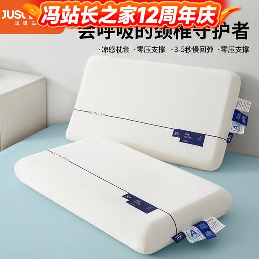 JUST05 慢回弹记忆枕 深睡记忆枕 零压无感慢回弹 8cm/10cm RJ067【品牌直发】 商品图0