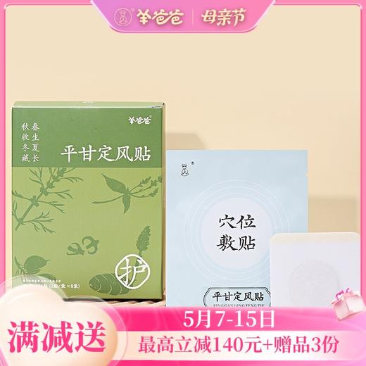 新品【平甘定风贴】草本外用 温和舒甘 居家常备 商品图0