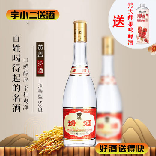 【清香型】汾酒光瓶53度475ml 商品图0