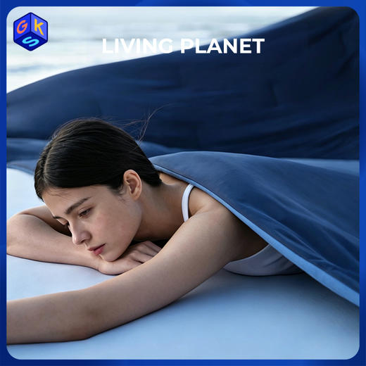 【凉感 温控 免被套可机洗】LIVING PLANET深睡夏凉被Pro3.0  AB双面设计 无感飞边 商品图2