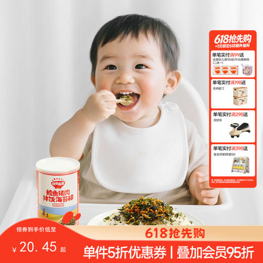 【调味】鳕鱼猪肉海苔拌饭碎45g 商品图0