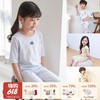 【云优选】韩国moimoi {7分套} 春夏七分套儿童家居服套装短袖套睡衣丝麻棉 商品缩略图0