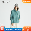 波顿夹克运动休闲外套女春季浅绿色立领速干户外跑步服LJ882122 商品缩略图0