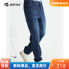 【胶原蛋白】波顿男士秋冬直筒牛仔裤｜合身中腰剪裁 经典百搭 通勤休闲长裤ME792322 商品缩略图0