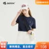 【垂坠挺括】波顿年春夏女士宽松圆领短袖t恤高端LT295223 商品缩略图0