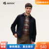 波顿男士 春秋夹克 内里磨毛格纹 合身百搭休闲款MJ012324 商品缩略图0