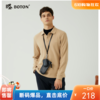 【暖焱绒】波顿男士 多季 POLO 翻领保暖 合身休闲长袖款polo衫MT977323 商品缩略图0