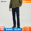 波顿男士秋冬百搭 牛仔裤 显瘦不紧绷 合身直筒弹力磨毛底长裤ME786521 商品缩略图0