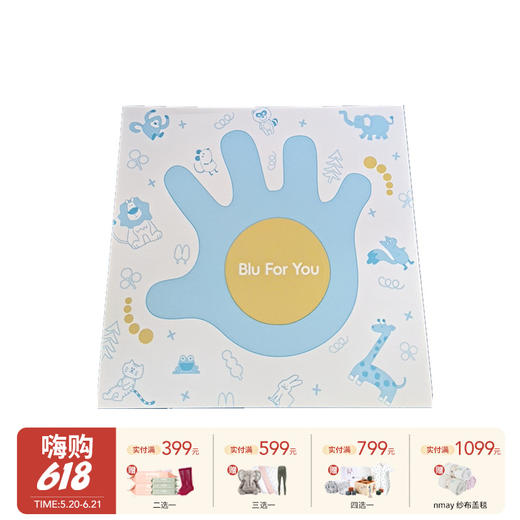 BLU礼品卡13*13cm 可爱动物图案宝宝生日过节送礼贺卡卡片纸卡 商品图0