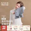 【云优选】LittleNaive女童针织打底衫秋季款半高领荷叶边甜美上衣儿童打底T 商品缩略图0