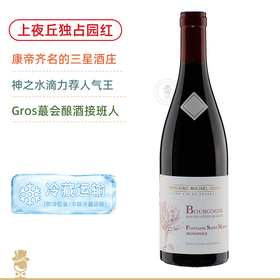 康帝同级CC三星庄！米歇尔格罗斯上夜丘圣马丁之泉独占园干红 Michel Gros Bourgogne HautesCotes de Nuits Fontaine St Martin 2022