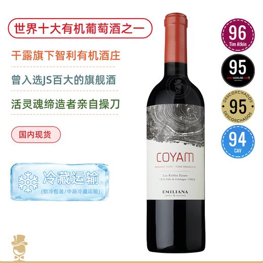干露旗下！TA96高分 埃米利亚纳柯雅干红 Emiliana Coyam 2022【世界十大有机葡萄酒之一】 商品图0