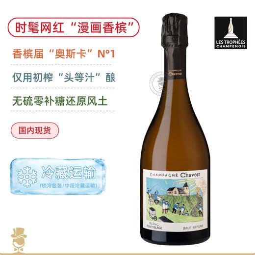 红遍全网的“漫画香槟”！香槟届“奥斯卡”N°1！沙鸥香槟系列合集 Champagne Chavost 【蕞新酒标版本】 商品图0