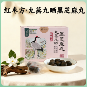 谦益红枣方（枣膏方）黑芝麻丸150g 九蒸九晒 红枣配方  高蛋白 以食为养