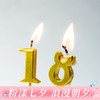 【单买不配送，仅同蛋糕一起配送】生日派对创意金数字蜡烛 金色数字蜡烛，仅支持蛋糕与下午茶一起购买配送（不支持单独配送）（广州） 商品缩略图0