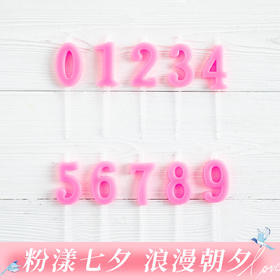 【单买不配送，仅同生日蛋糕/下午茶一起配送】9.9元/根 蛋糕数字蜡烛 新旧版本随机配送（广州）