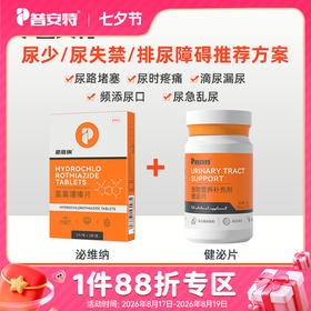 【排尿障碍推荐方案】----健泌片+泌维纳