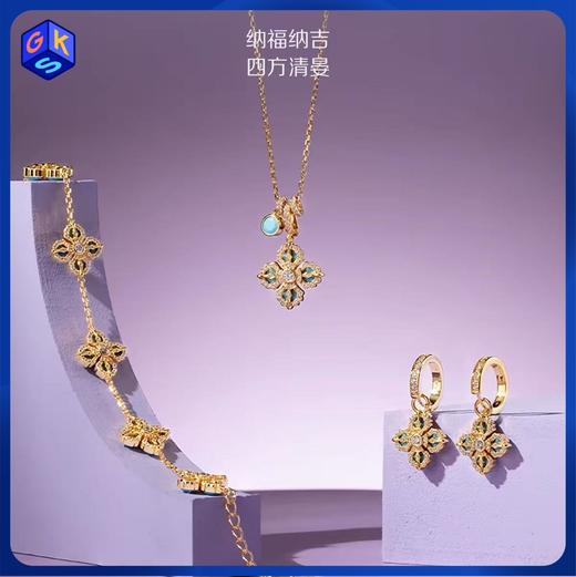 朱炳仁铜 福杵临门·清晏首饰系列（双面可戴） 商品图0