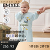 【宝宝服饰】EMXEE嫚熙婴童幸运鹅半边绒连身衣 商品缩略图0