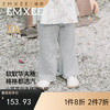 【宝宝服饰】嫚熙童装儿童华夫格卫裤2026新款春夏季裤子女童喇叭裤宝宝阔腿裤 商品缩略图0