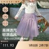 【宝宝服饰】嫚熙童装春季打底裤裙女宝宝儿童芭蕾风网纱半身裙假两件新品 商品缩略图0