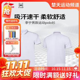 【双11活动进行中】李宁LI-NING羽毛球服限量款男女宽松版短袖文化衫城·势系列 APLT077短袖男女款[特惠清仓]