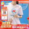 【双11活动进行中】VICTOR威克多哆啦A梦限定系列 羽毛球服男款女款速干透气针织运动T恤 T-501DRM 商品缩略图0