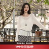 西遇薄款圆领镂空针织毛衣女2026年春季新款慵懒风宽松防晒罩衫10460066 商品缩略图0