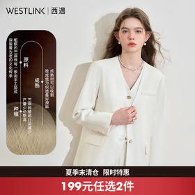 简约通勤两粒扣V领西服女早春时尚气质西装外套V0042421